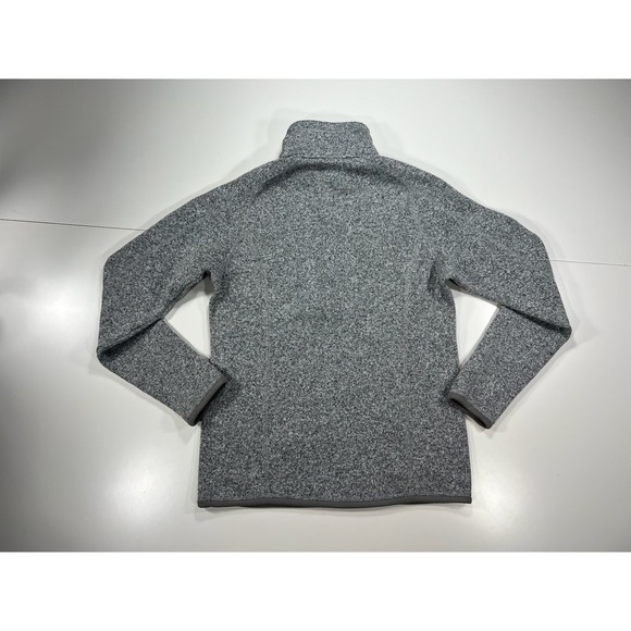 Patagonia Women's Med Better Sweater 1/4 Zip Pullover Big Sky Montana Gray 25618 - Picture 3 of 11